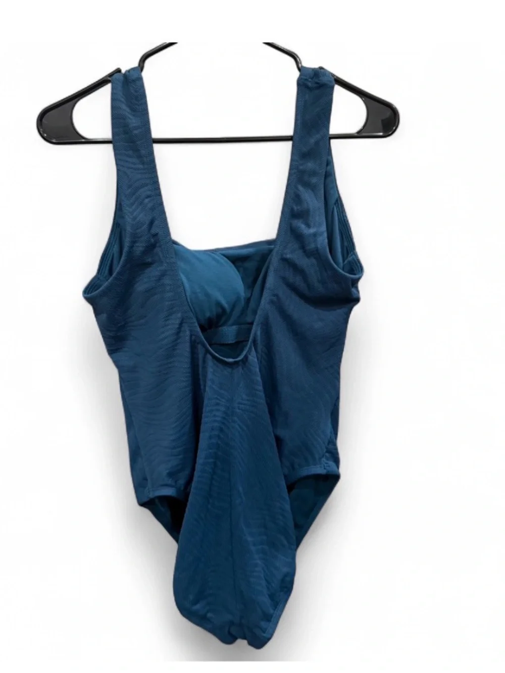 Teal Square-Neck Swimsuit - Picture 5 of 5
